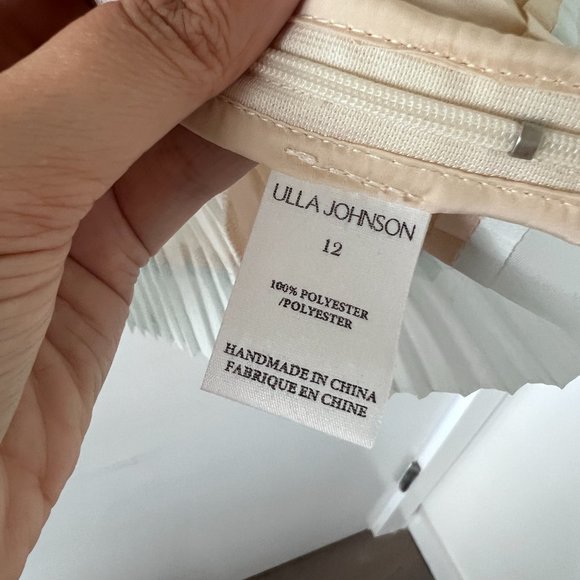 NWT Ulla Johnson Calista Peplum Tank in Opal - Picture 12 of 13
